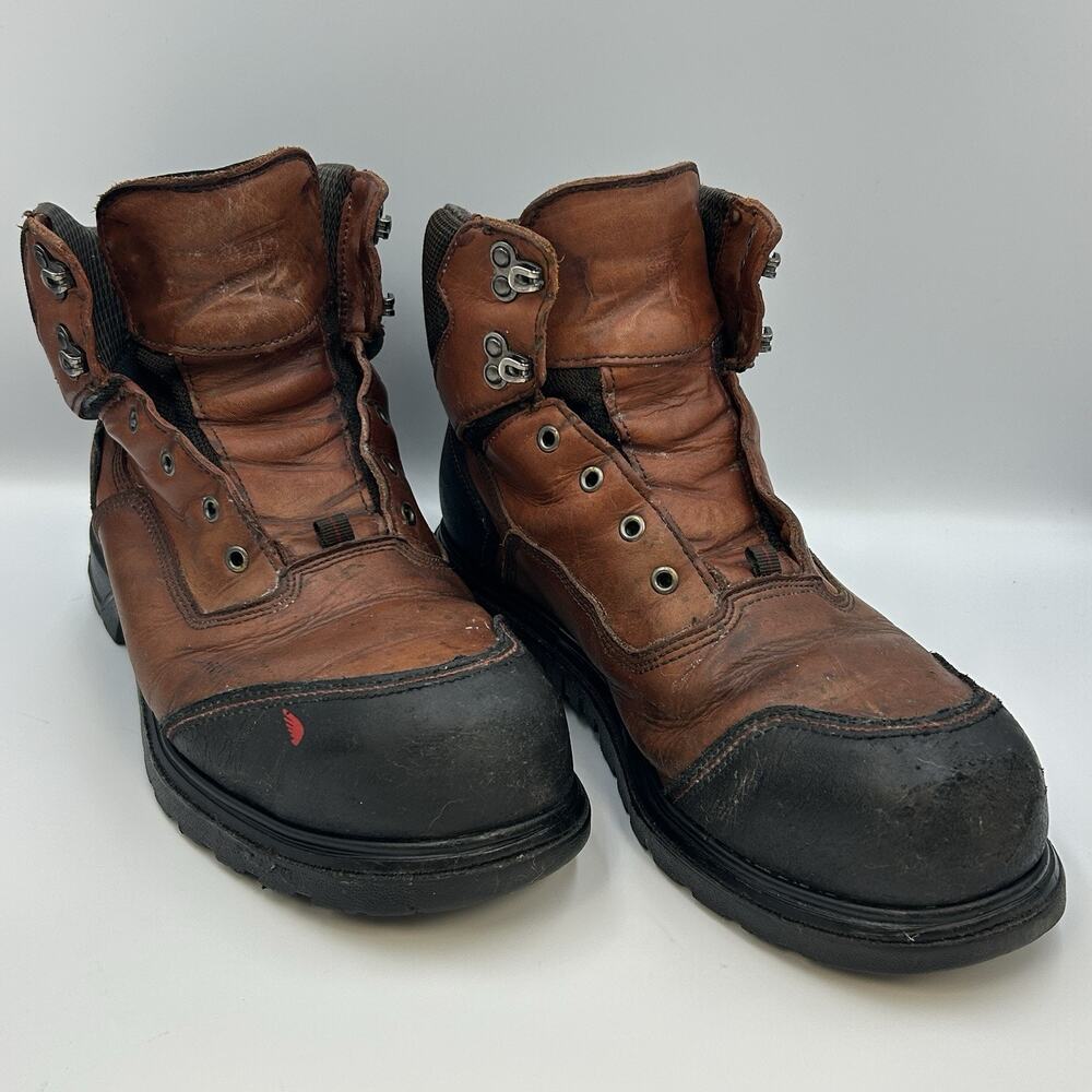 Red Wing Boots Men's Size 10 E2 Steel Toe Work ASTM F2413-11 2403 Missing Laces